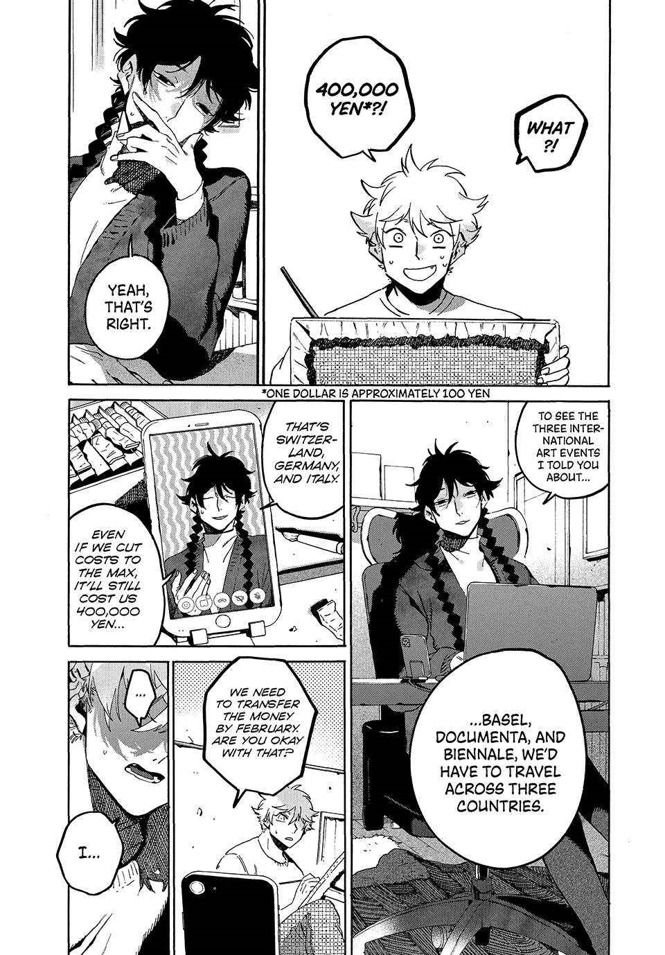 Blue Period Chapter 72 - Page 6 in English