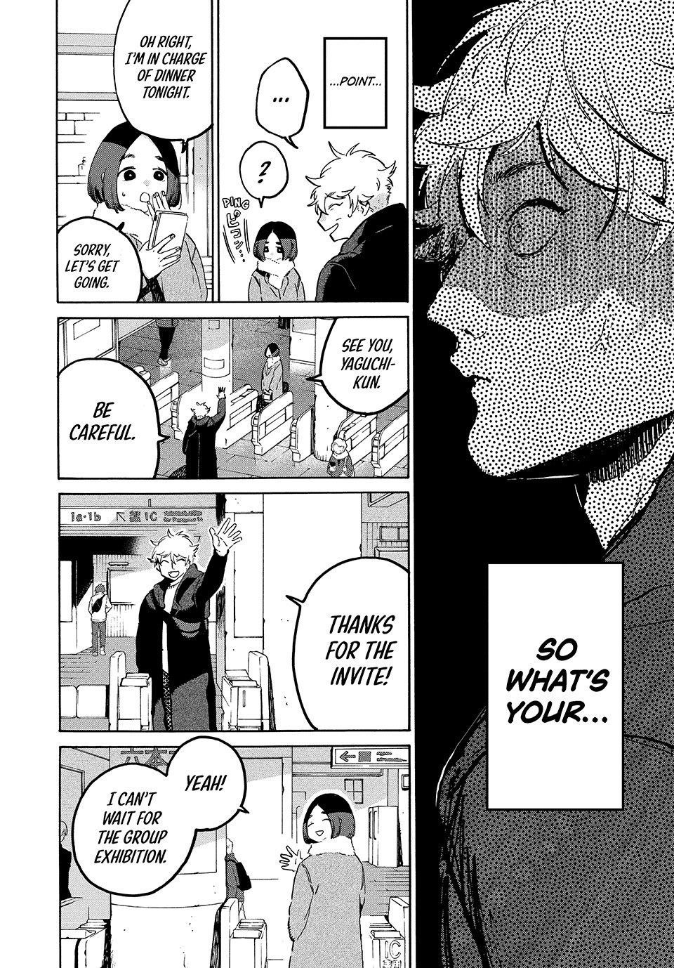 Blue Period Chapter 76 - Page 4 in English