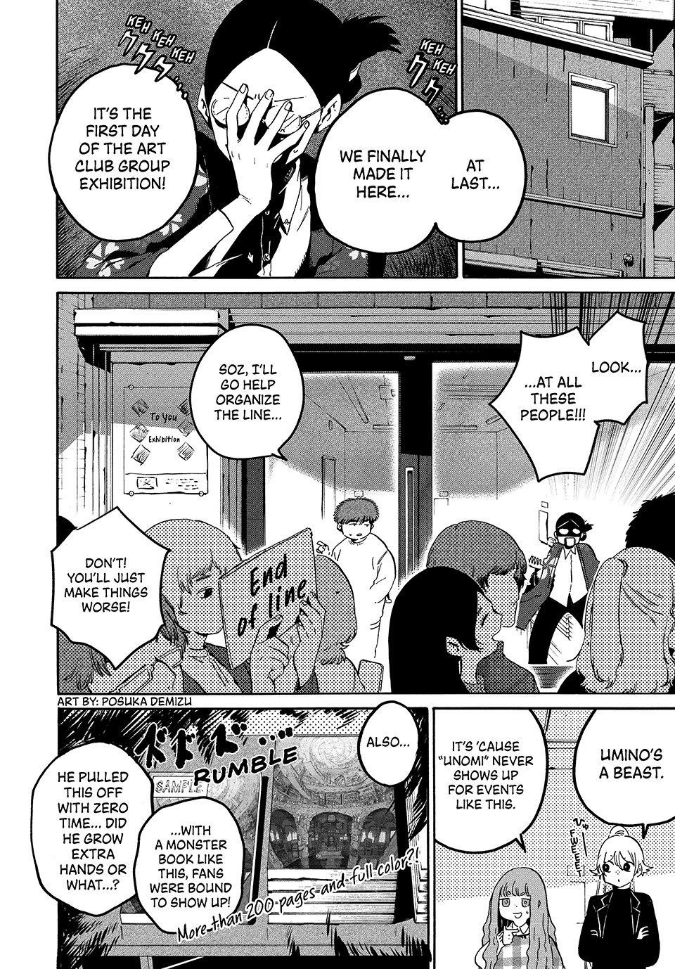 Blue Period Chapter 77 - Page 12 in English