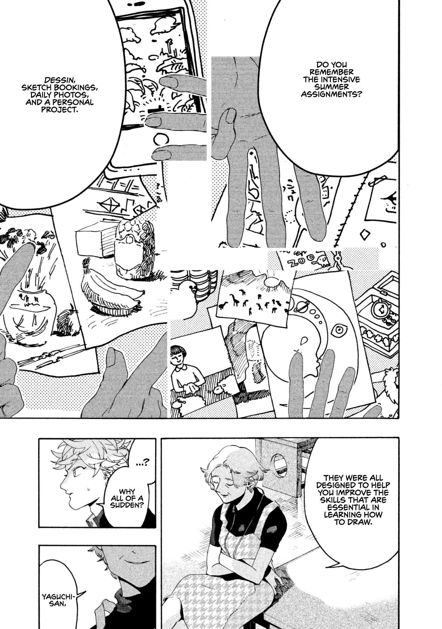 Blue Period Chapter 9 - Page 43 in English