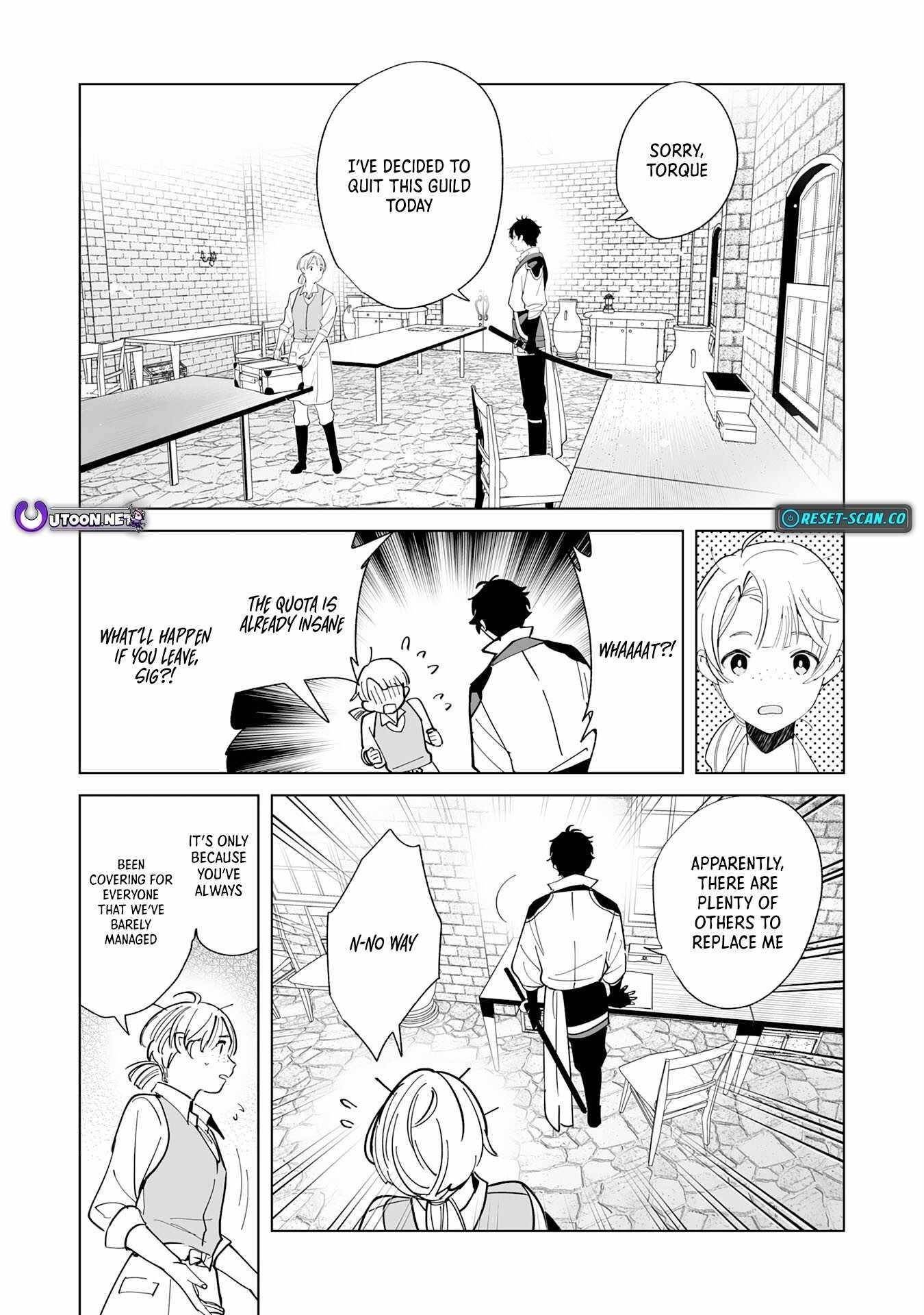 The Leisurely Frontier Life of a Katana Blacksmith Who Left an S-Rank Guild ~After Escaping From a Black Company Guild and Forging Freely, I Accidentally Created a Legendary Demon Sword~ Chapter 1 - Page 13 in English