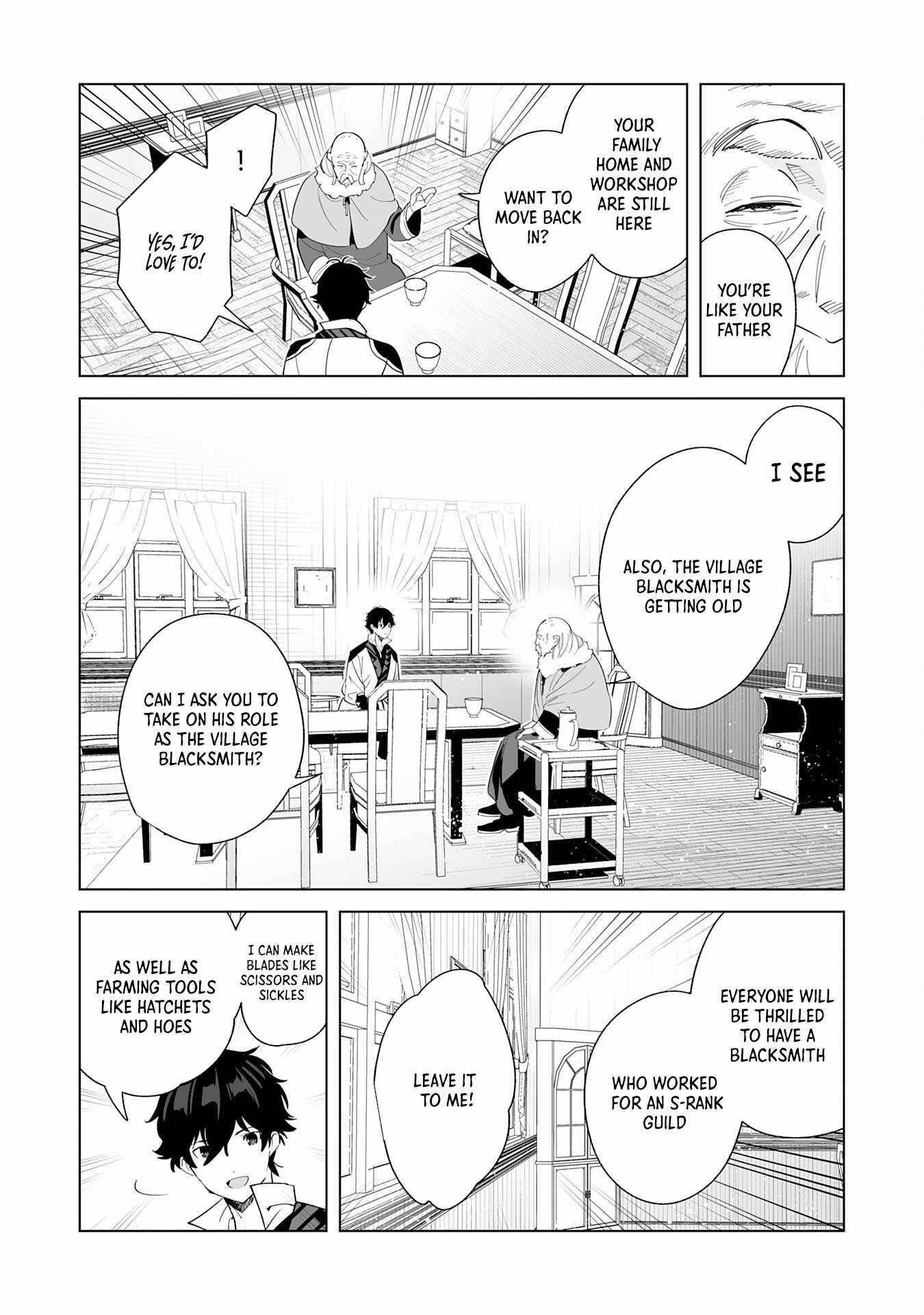The Leisurely Frontier Life of a Katana Blacksmith Who Left an S-Rank Guild ~After Escaping From a Black Company Guild and Forging Freely, I Accidentally Created a Legendary Demon Sword~ Chapter 2 - Page 6 in English