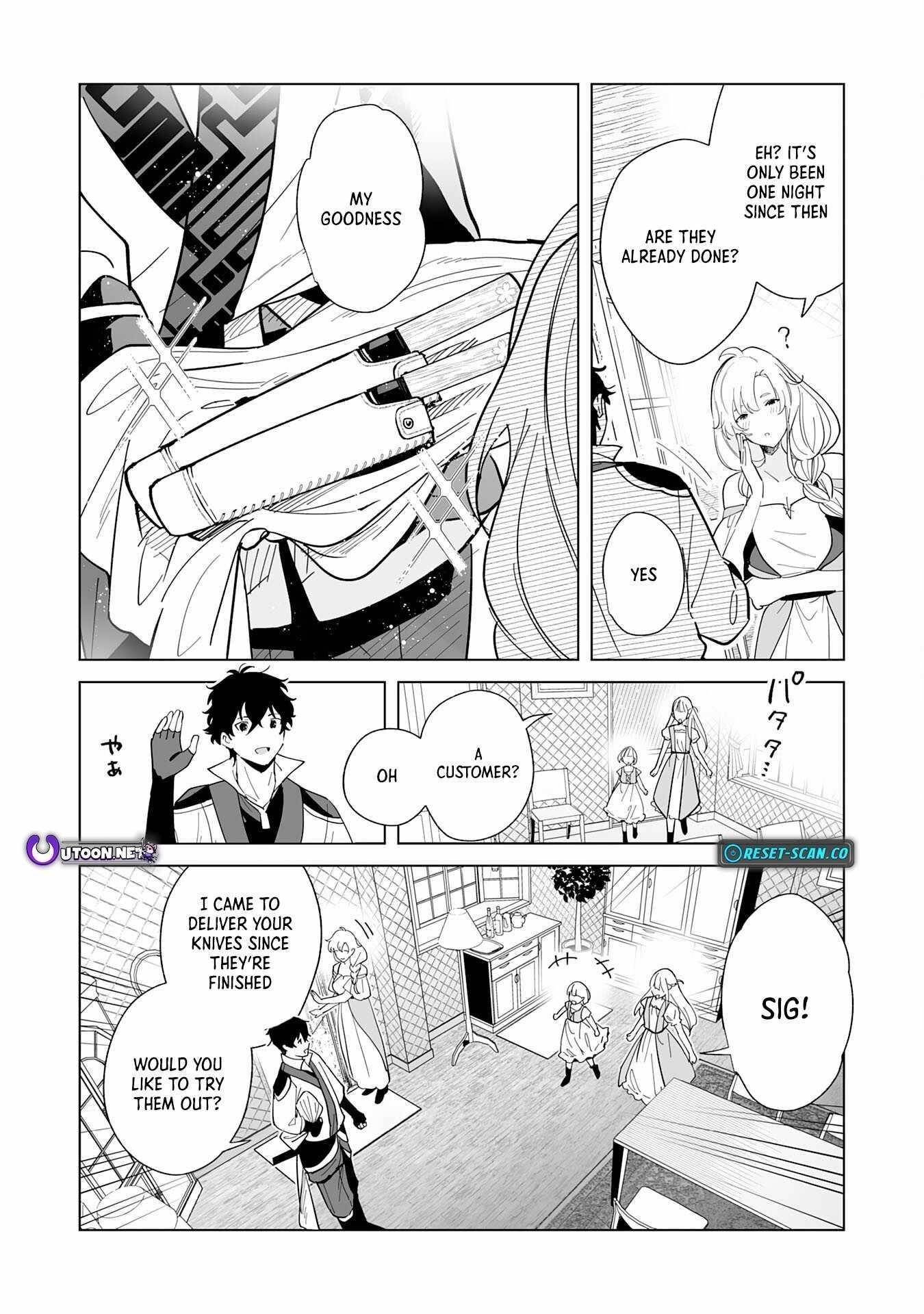 The Leisurely Frontier Life of a Katana Blacksmith Who Left an S-Rank Guild ~After Escaping From a Black Company Guild and Forging Freely, I Accidentally Created a Legendary Demon Sword~ Chapter 3 - Page 4 in English