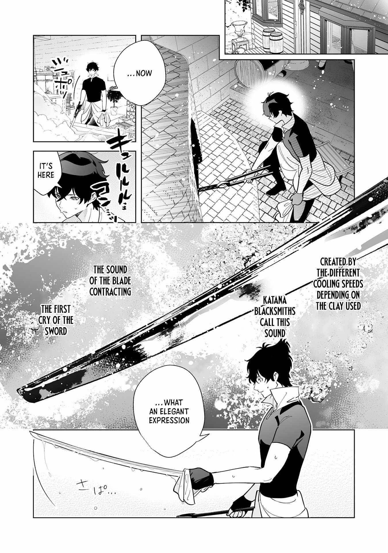 The Leisurely Frontier Life of a Katana Blacksmith Who Left an S-Rank Guild ~After Escaping From a Black Company Guild and Forging Freely, I Accidentally Created a Legendary Demon Sword~ Chapter 4 - Page 6 in English