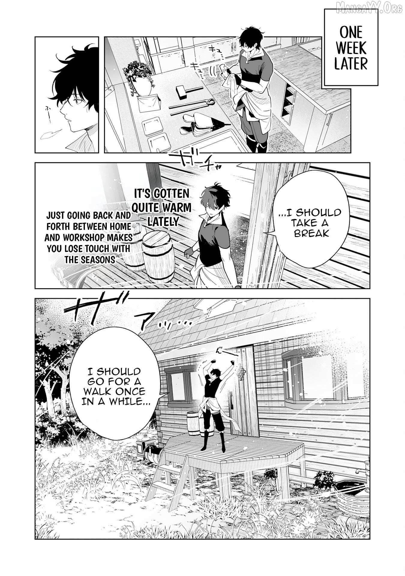 The Leisurely Frontier Life of a Katana Blacksmith Who Left an S-Rank Guild ~After Escaping From a Black Company Guild and Forging Freely, I Accidentally Created a Legendary Demon Sword~ Chapter 7 - Page 6 in English