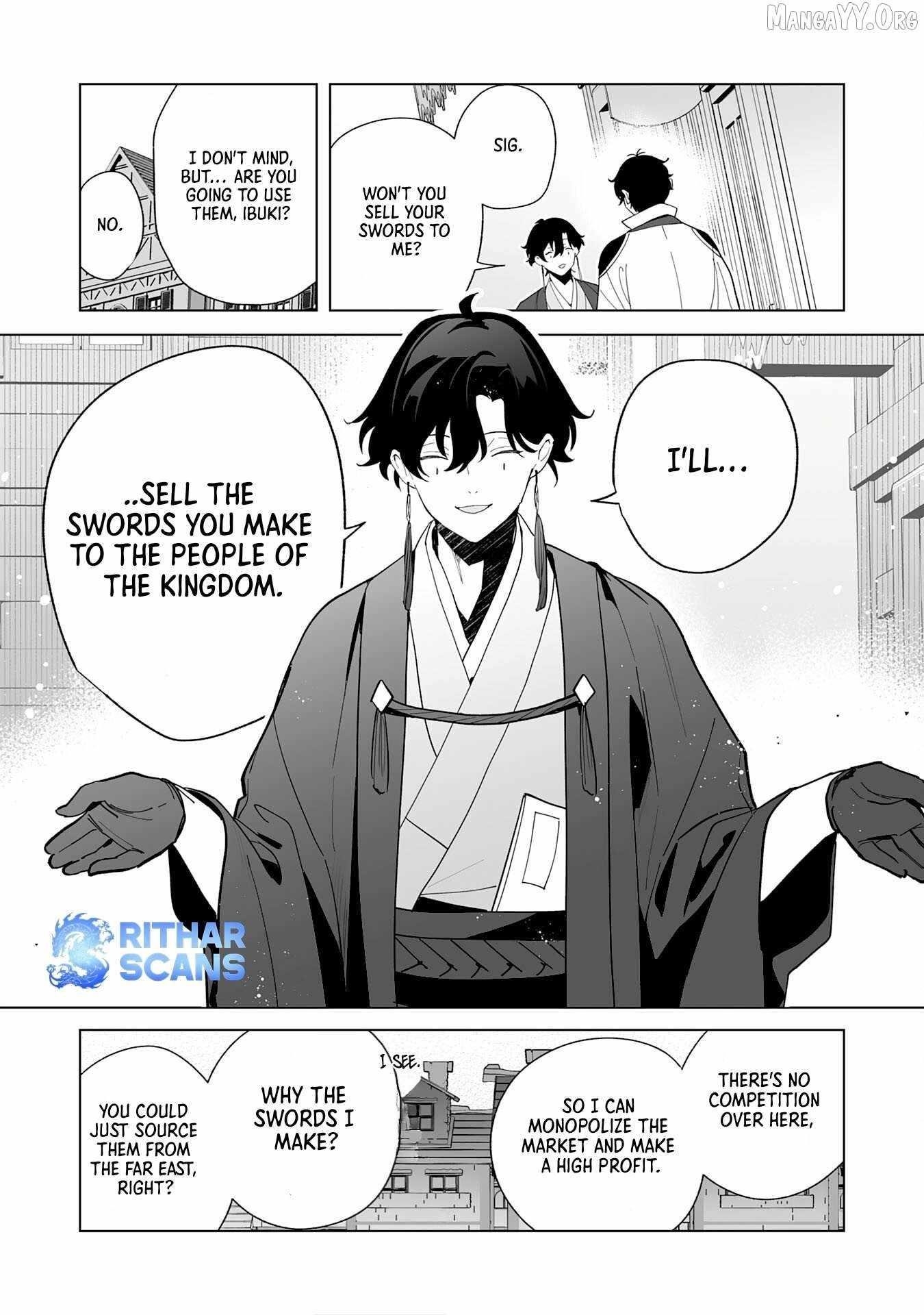 The Leisurely Frontier Life of a Katana Blacksmith Who Left an S-Rank Guild ~After Escaping From a Black Company Guild and Forging Freely, I Accidentally Created a Legendary Demon Sword~ Chapter 8 - Page 19 in English