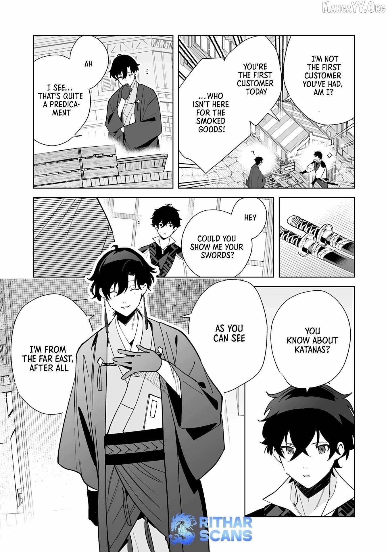 The Leisurely Frontier Life of a Katana Blacksmith Who Left an S-Rank Guild ~After Escaping From a Black Company Guild and Forging Freely, I Accidentally Created a Legendary Demon Sword~ Chapter 8 - Page 9 in English