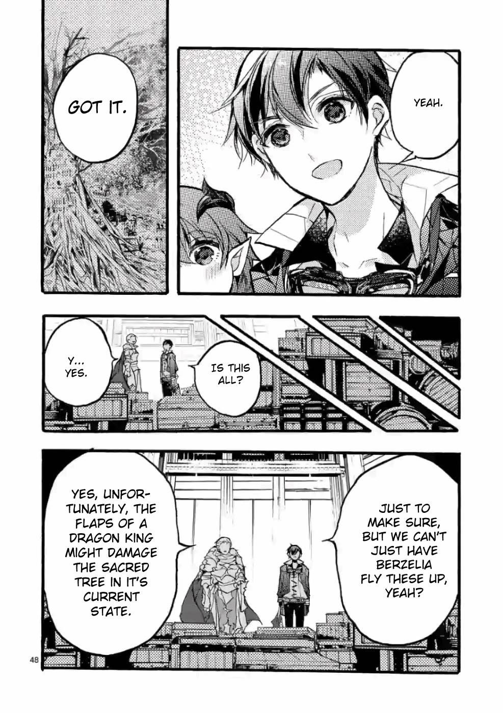 From The Strongest Job Of Dragon Knight, To The Beginner Job Carrier, Somehow, I Am Dependent On The Heroes Chapter 28 - Page 48 in English