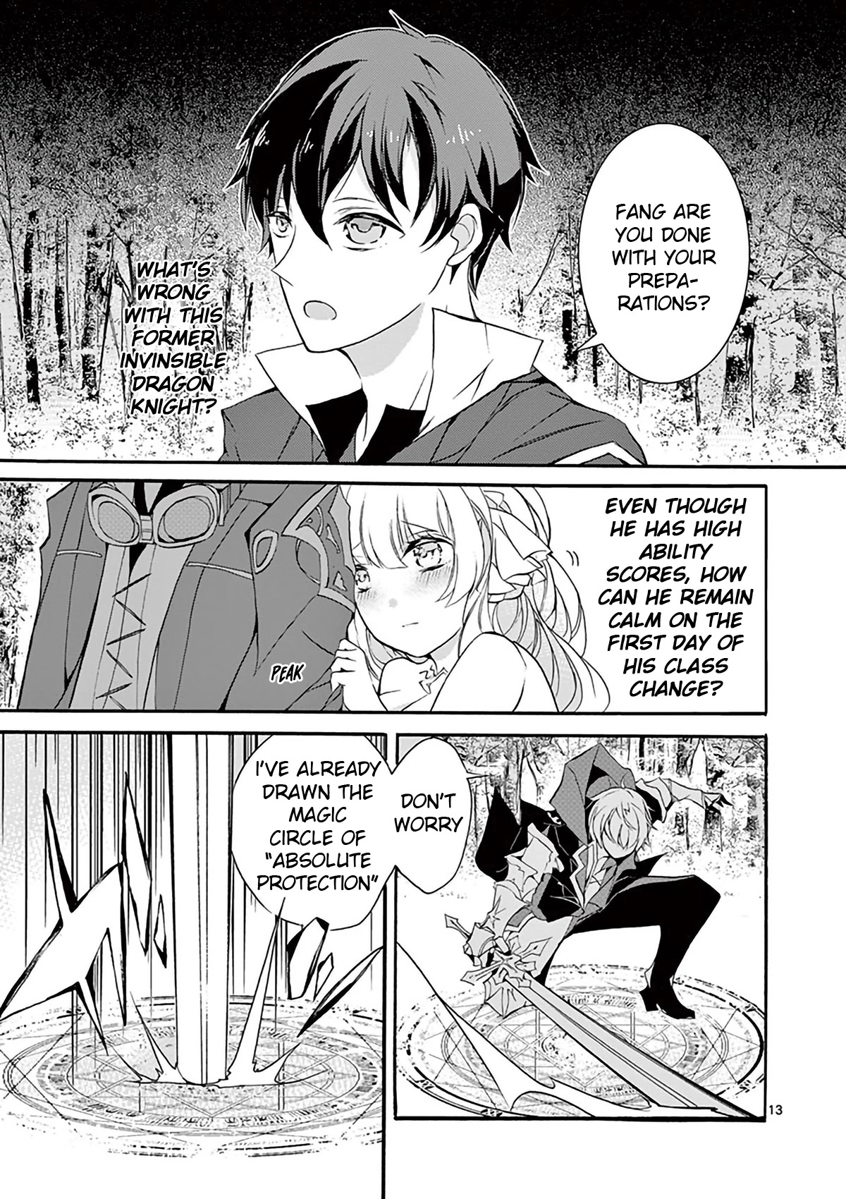 From The Strongest Job Of Dragon Knight, To The Beginner Job Carrier, Somehow, I Am Dependent On The Heroes Chapter 3 - Page 12 in English