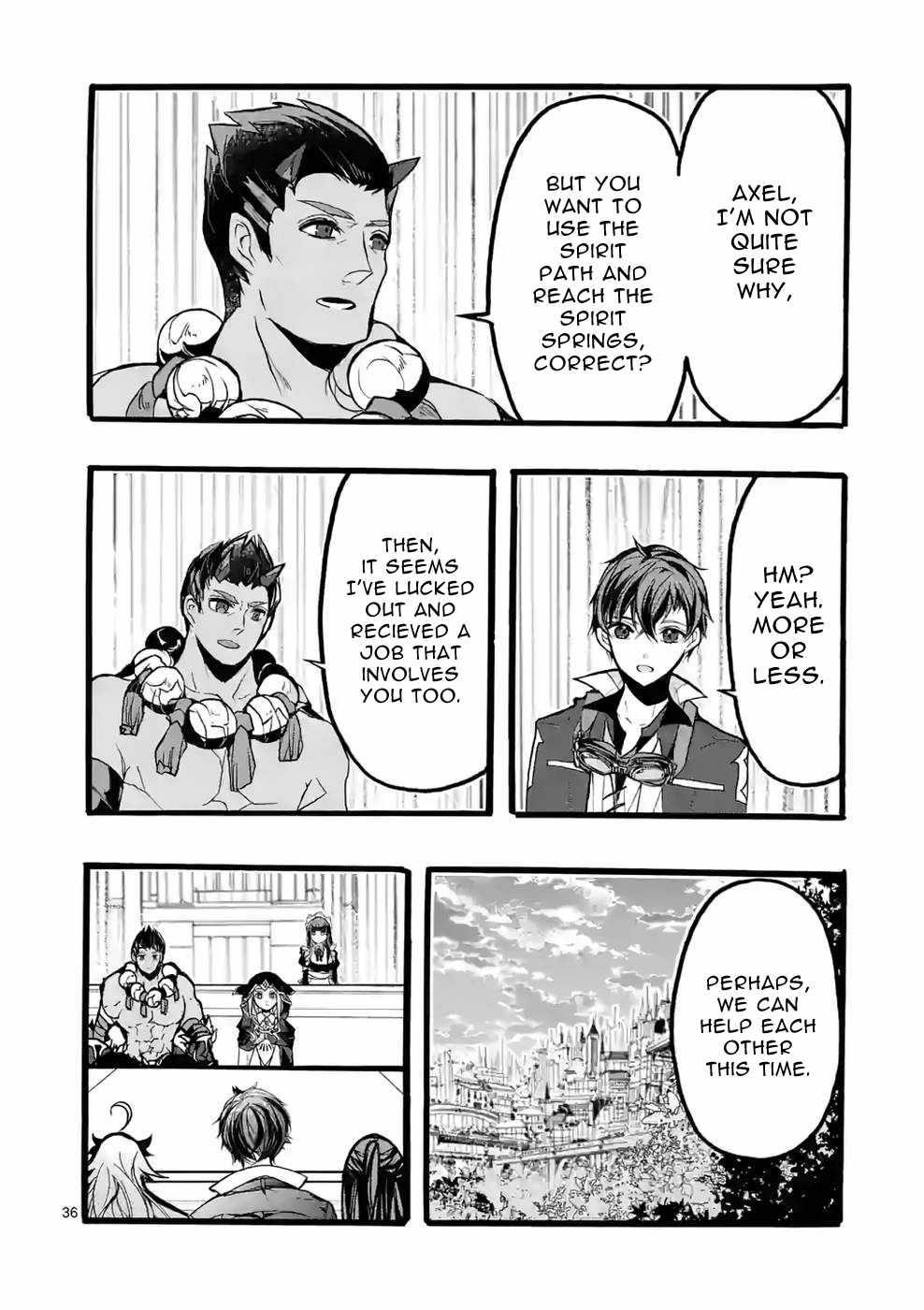 From The Strongest Job Of Dragon Knight, To The Beginner Job Carrier, Somehow, I Am Dependent On The Heroes Chapter 42 - Page 34 in English