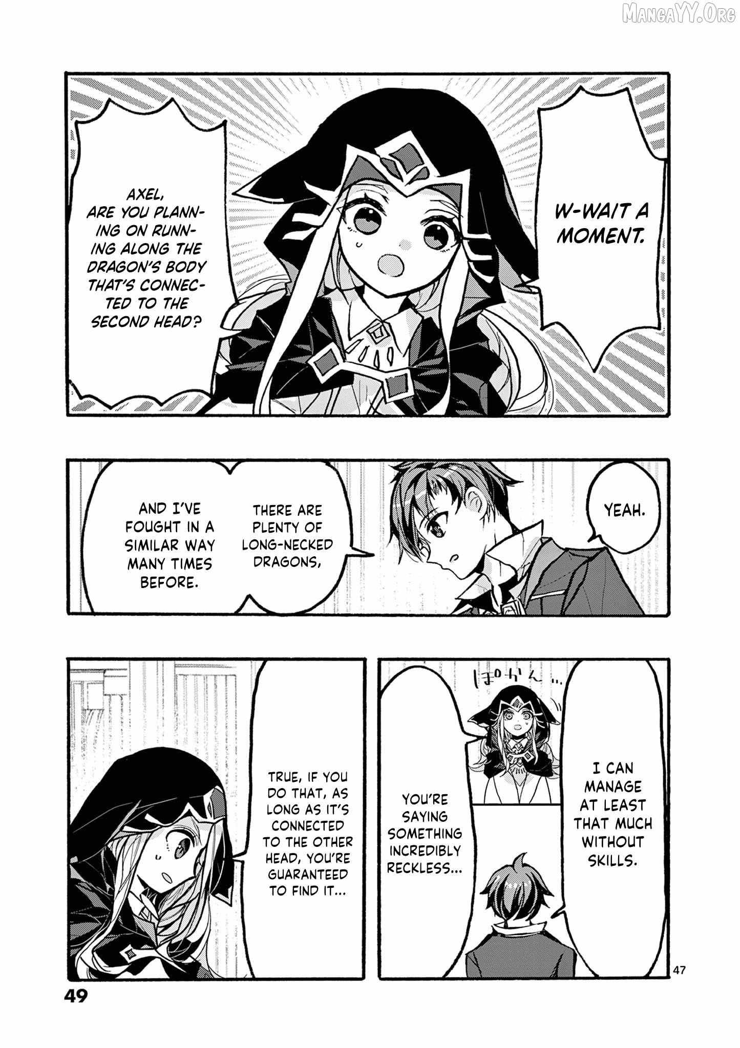 From The Strongest Job Of Dragon Knight, To The Beginner Job Carrier, Somehow, I Am Dependent On The Heroes Chapter 45 - Page 50 in English