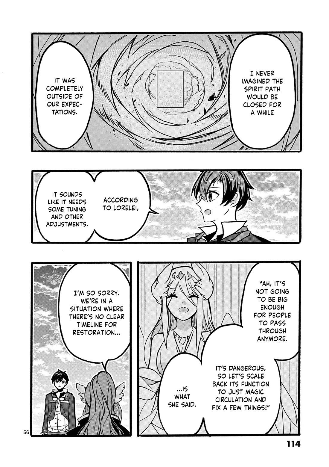 From The Strongest Job Of Dragon Knight, To The Beginner Job Carrier, Somehow, I Am Dependent On The Heroes Chapter 46 - Page 56 in English