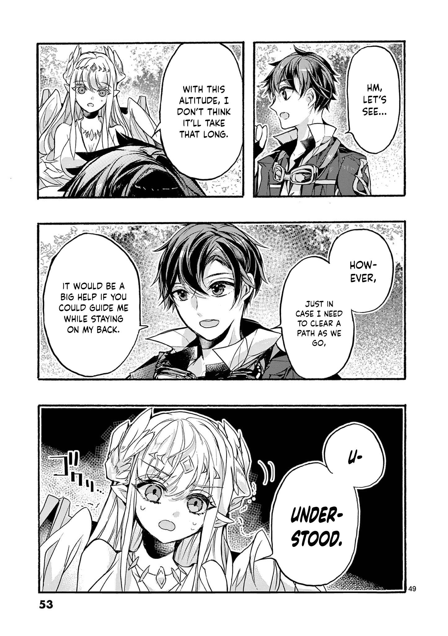 From The Strongest Job Of Dragon Knight, To The Beginner Job Carrier, Somehow, I Am Dependent On The Heroes Chapter 48 - Page 53 in English