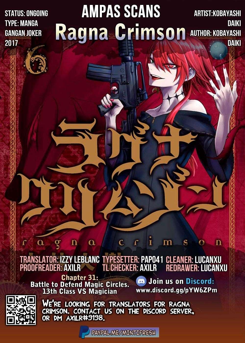 Ragna Crimson Chapter 31 - Page 15 in English
