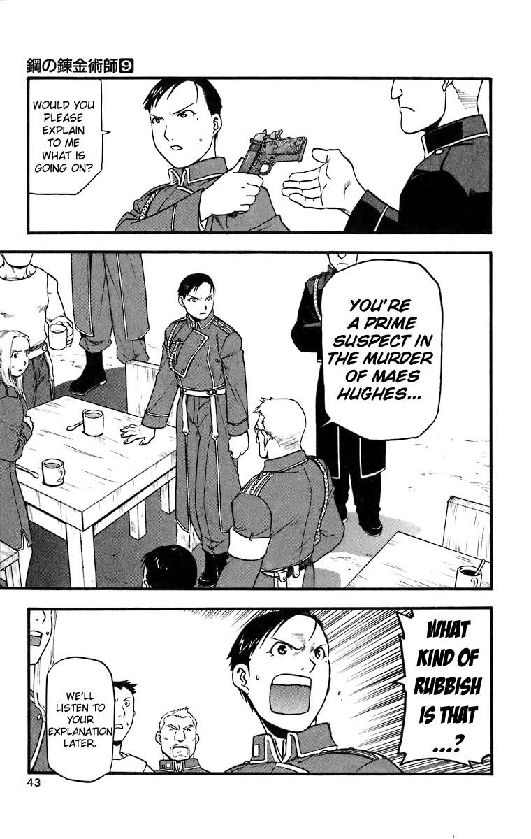 Fullmetal Alchemist Chapter 34 - Page 38 in English
