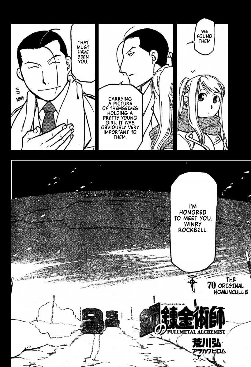 Fullmetal Alchemist Chapter 70 - Page 4 in English