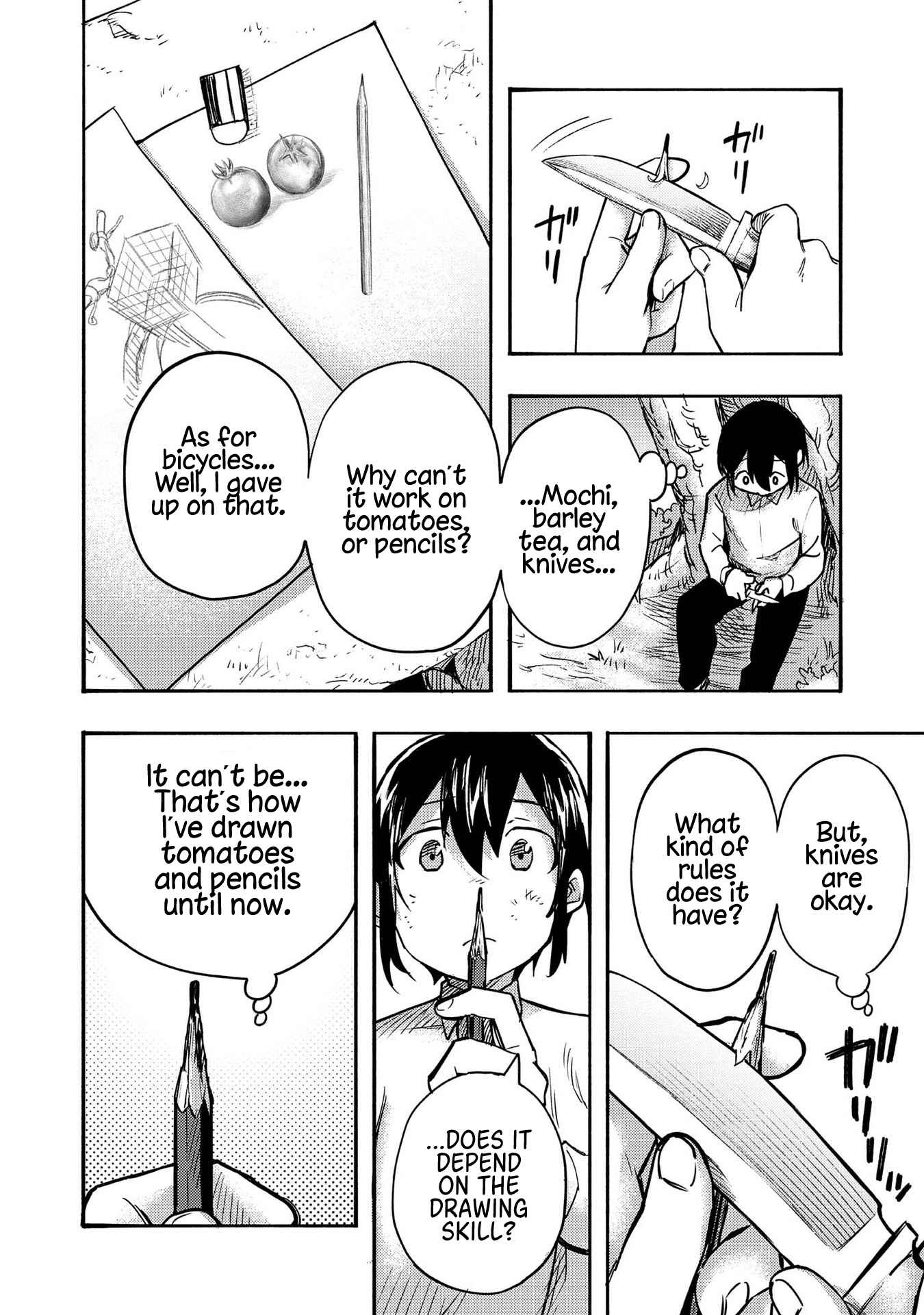 Kyou mo E ni Kaita Mochi ga Umai Chapter 1 - Page 36 in English