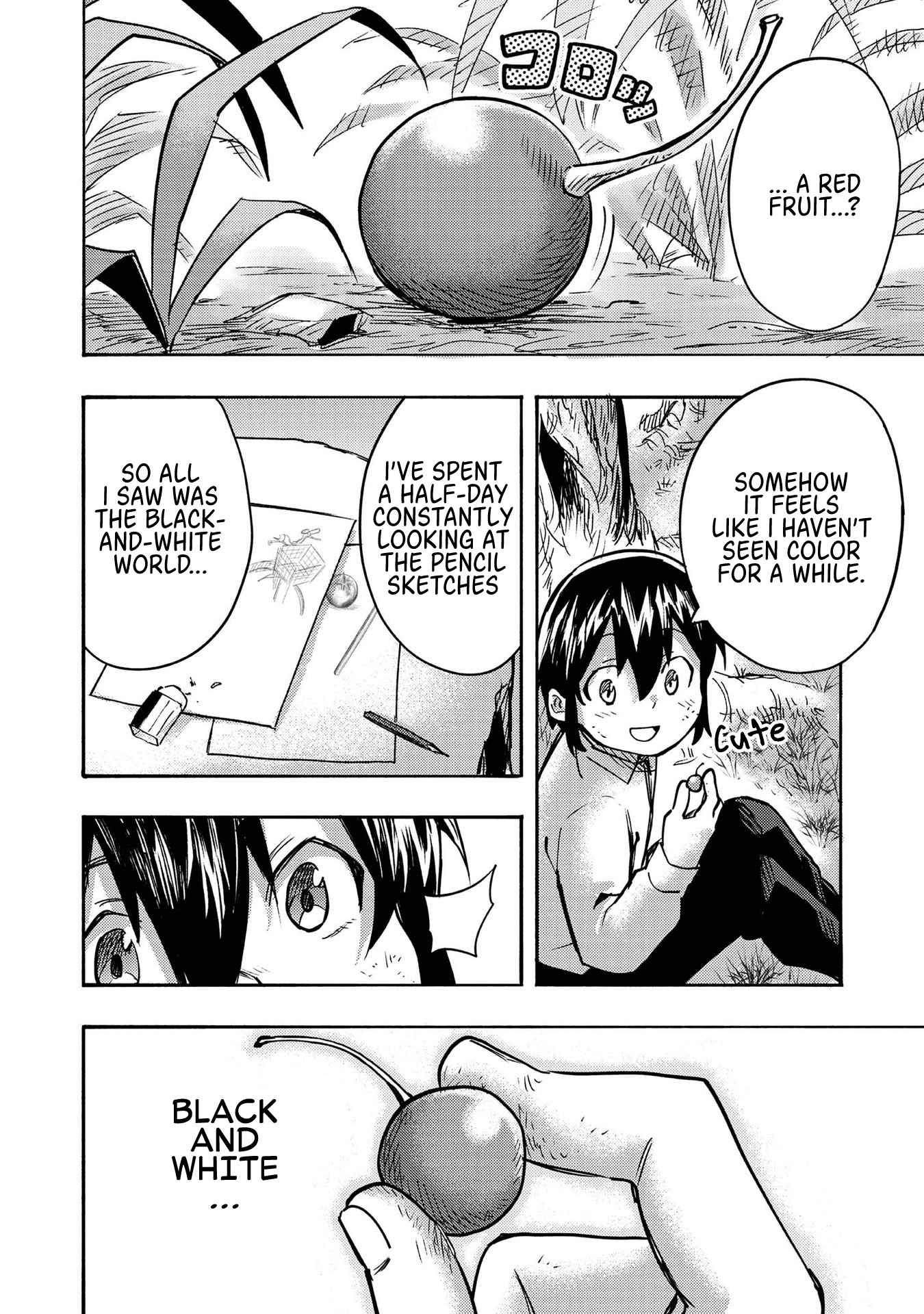 Kyou mo E ni Kaita Mochi ga Umai Chapter 1 - Page 38 in English