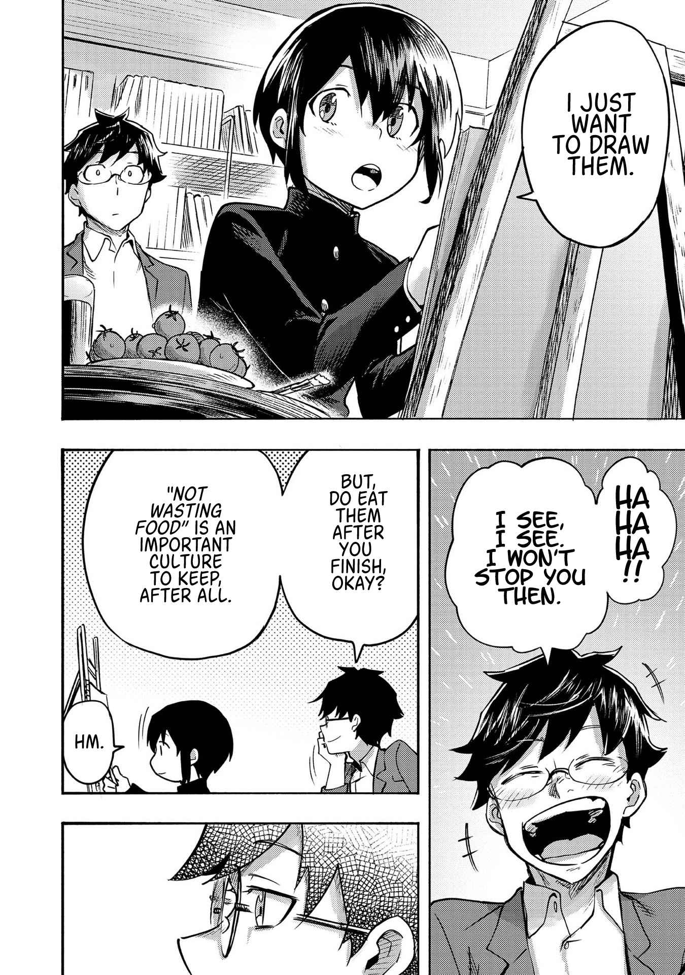Kyou mo E ni Kaita Mochi ga Umai Chapter 1 - Page 8 in English
