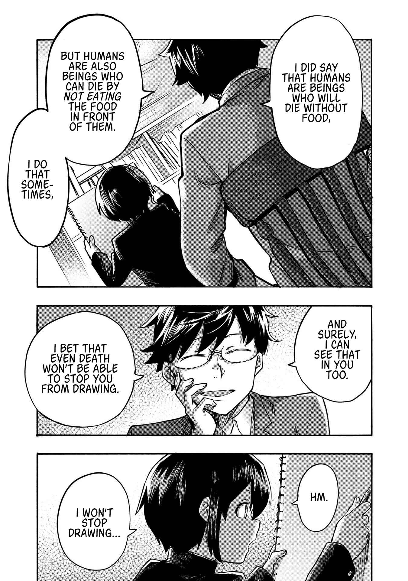 Kyou mo E ni Kaita Mochi ga Umai Chapter 1 - Page 9 in English