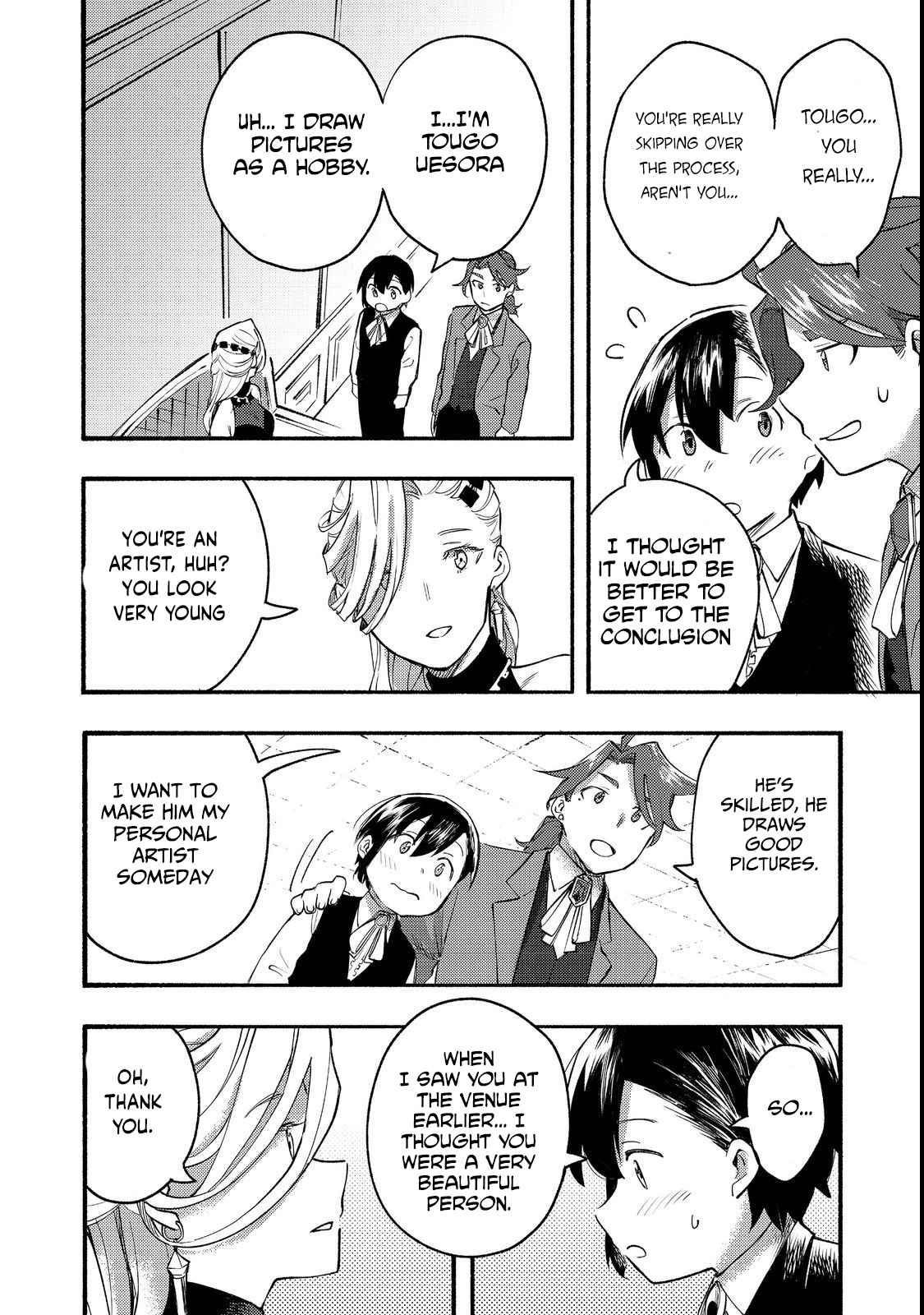 Kyou mo E ni Kaita Mochi ga Umai Chapter 13 - Page 35 in English