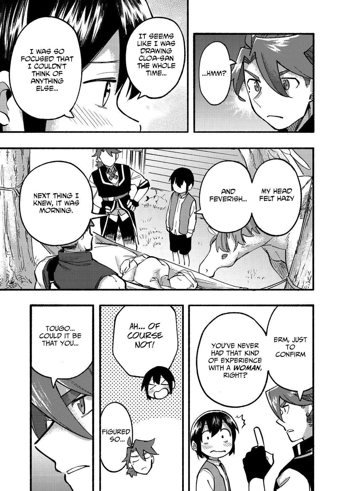 Kyou mo E ni Kaita Mochi ga Umai Chapter 16 - Page 23 in English