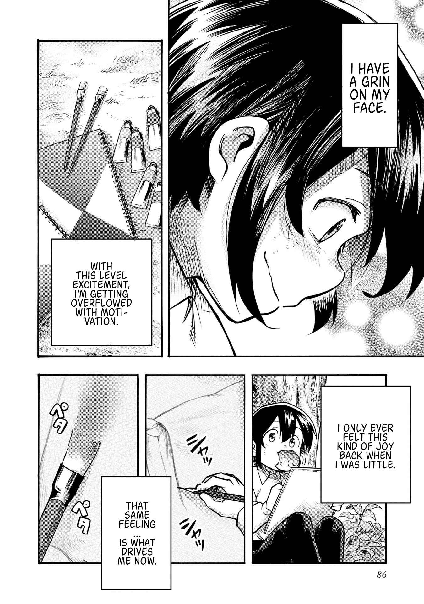 Kyou mo E ni Kaita Mochi ga Umai Chapter 2 - Page 37 in English