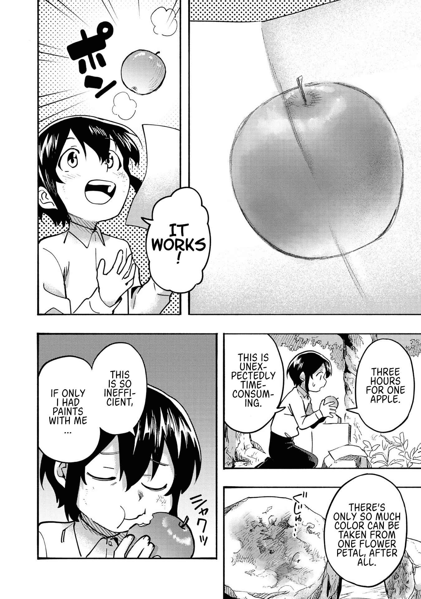 Kyou mo E ni Kaita Mochi ga Umai Chapter 2 - Page 6 in English