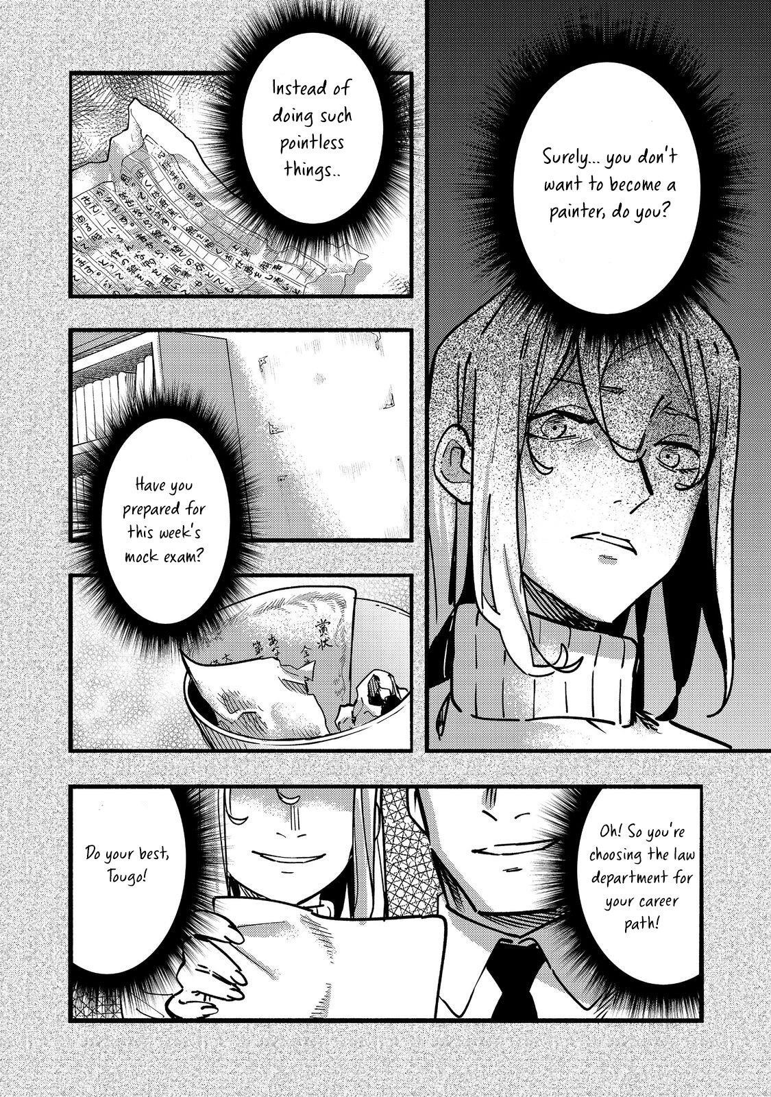Kyou mo E ni Kaita Mochi ga Umai Chapter 22 - Page 30 in English