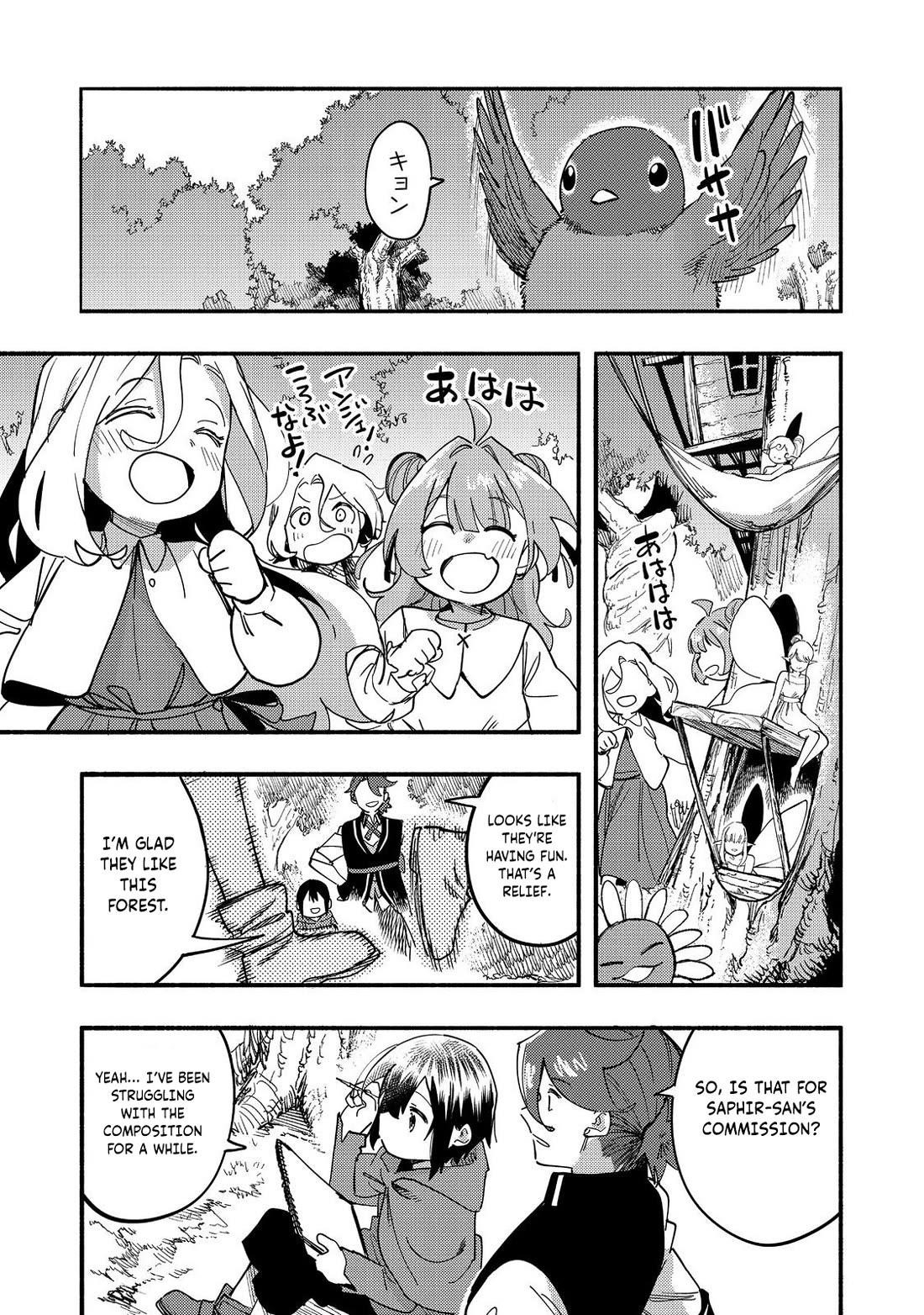Kyou mo E ni Kaita Mochi ga Umai Chapter 27 - Page 36 in English
