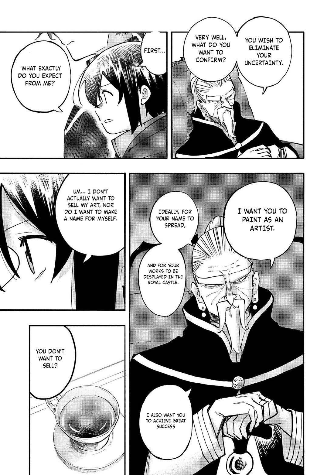 Kyou mo E ni Kaita Mochi ga Umai Chapter 31 - Page 14 in English