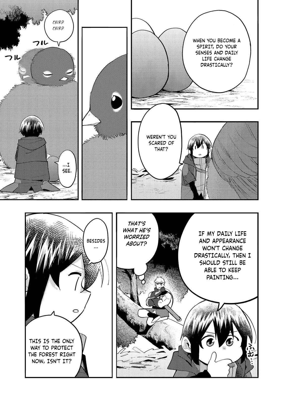 Kyou mo E ni Kaita Mochi ga Umai Chapter 34 - Page 21 in English