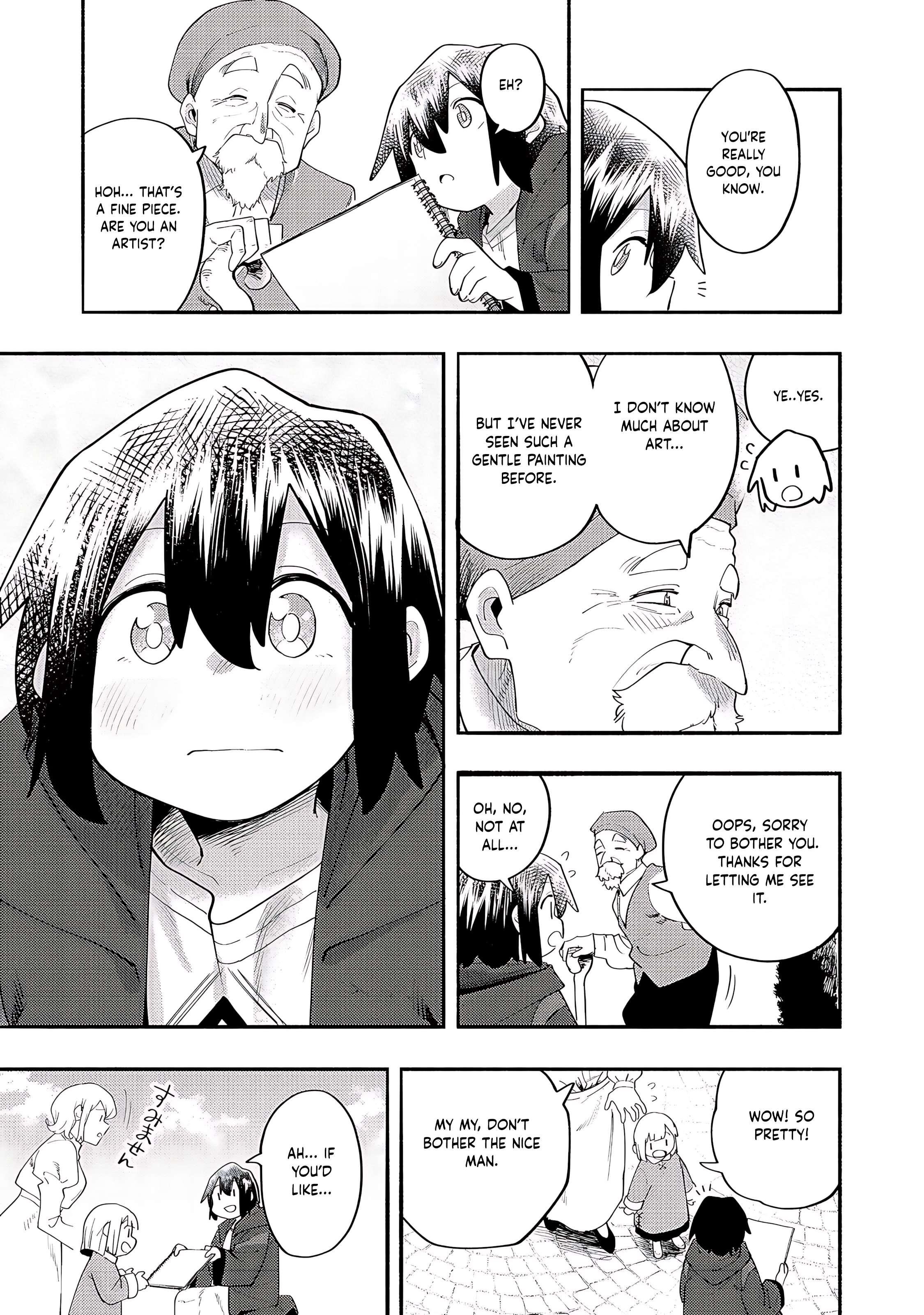Kyou mo E ni Kaita Mochi ga Umai Chapter 38 - Page 17 in English