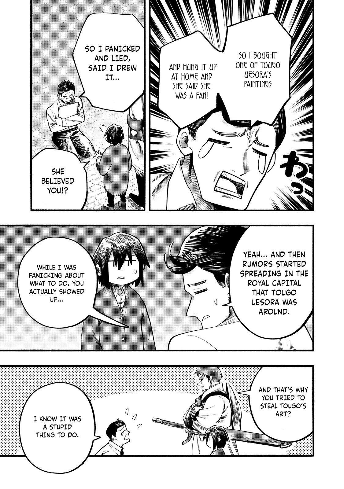 Kyou mo E ni Kaita Mochi ga Umai Chapter 39 - Page 8 in English