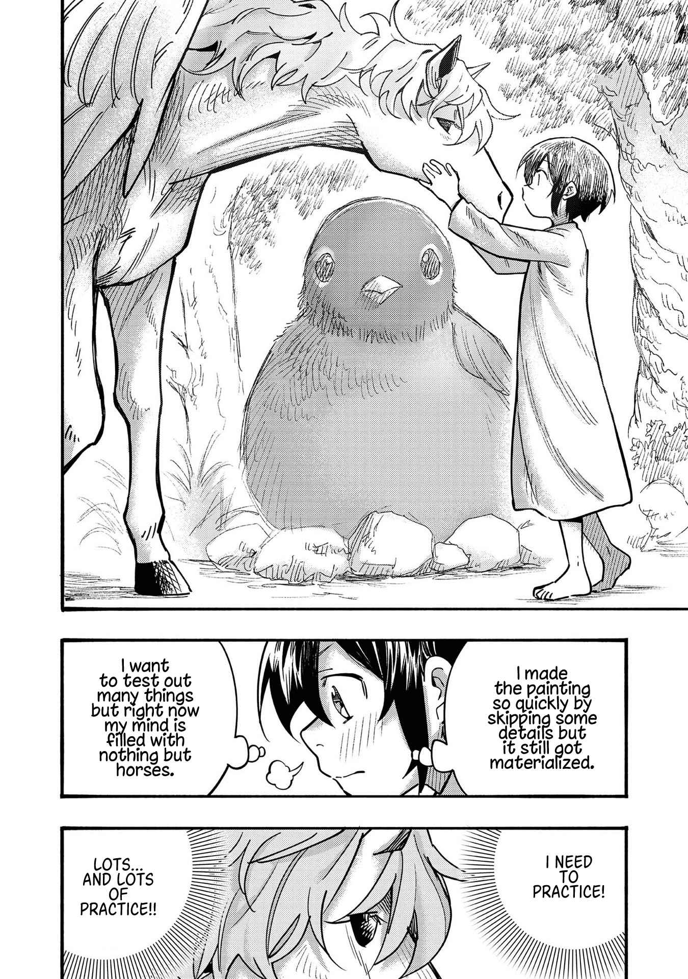 Kyou mo E ni Kaita Mochi ga Umai Chapter 4 - Page 24 in English