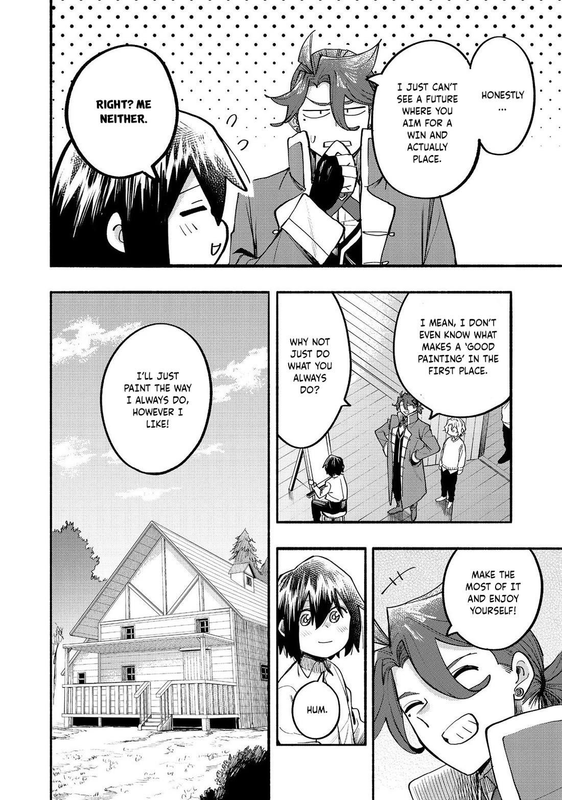 Kyou mo E ni Kaita Mochi ga Umai Chapter 41 - Page 15 in English