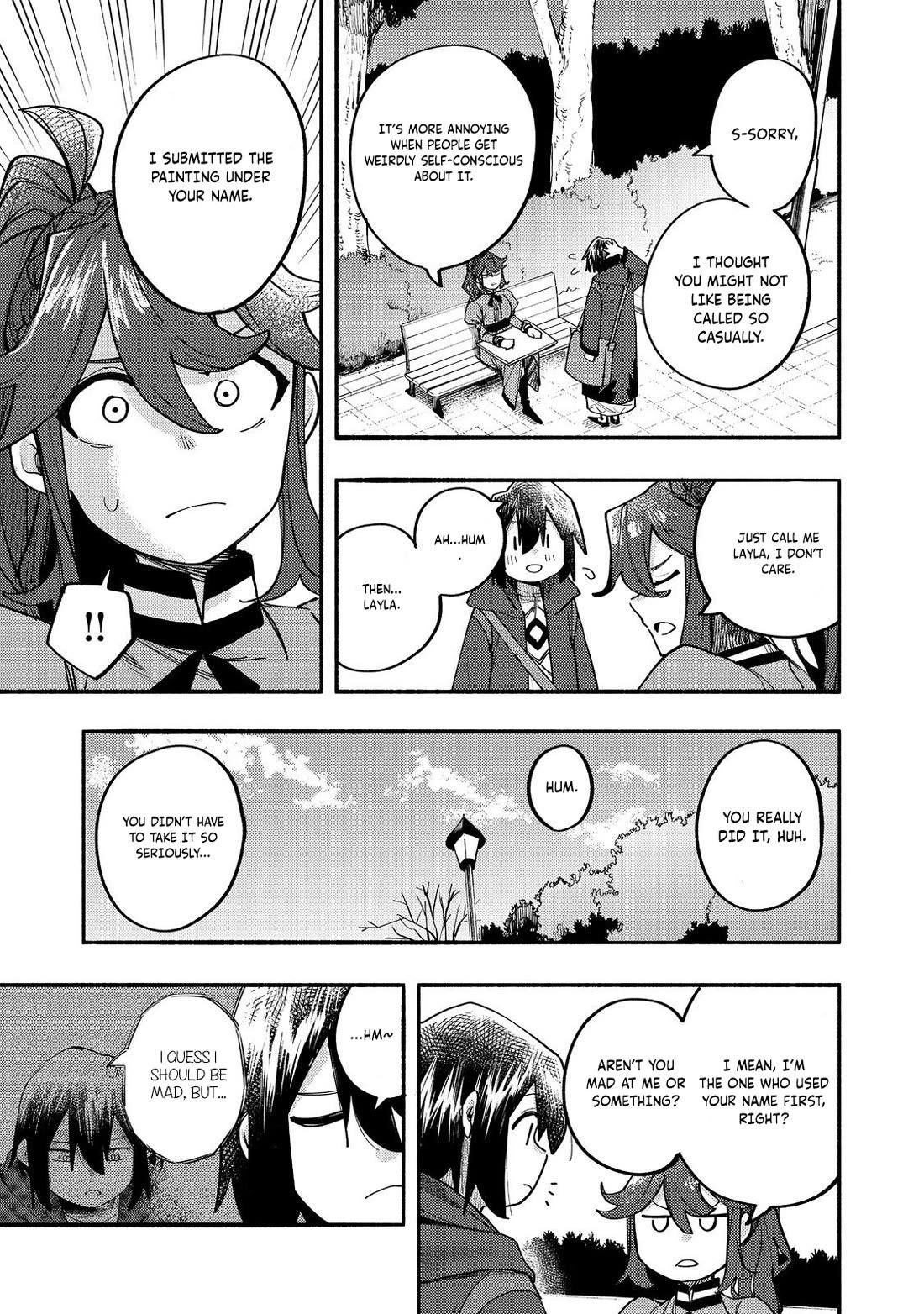 Kyou mo E ni Kaita Mochi ga Umai Chapter 41 - Page 18 in English