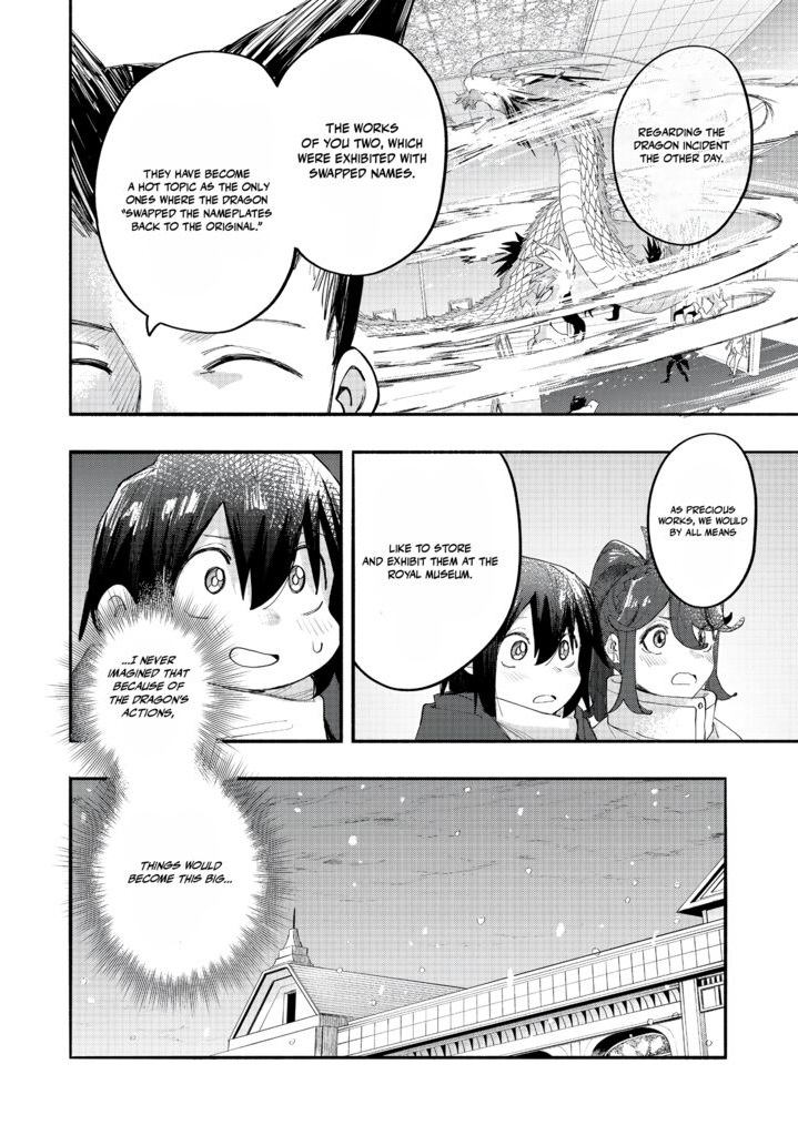 Kyou mo E ni Kaita Mochi ga Umai Chapter 44 - Page 36 in English