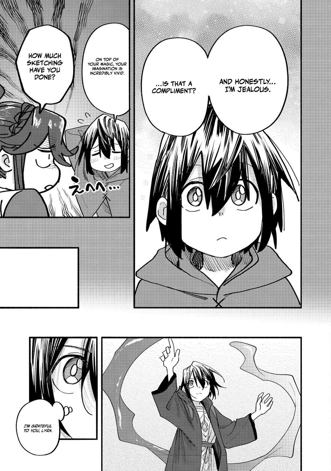 Kyou mo E ni Kaita Mochi ga Umai Chapter 50 - Page 23 in English
