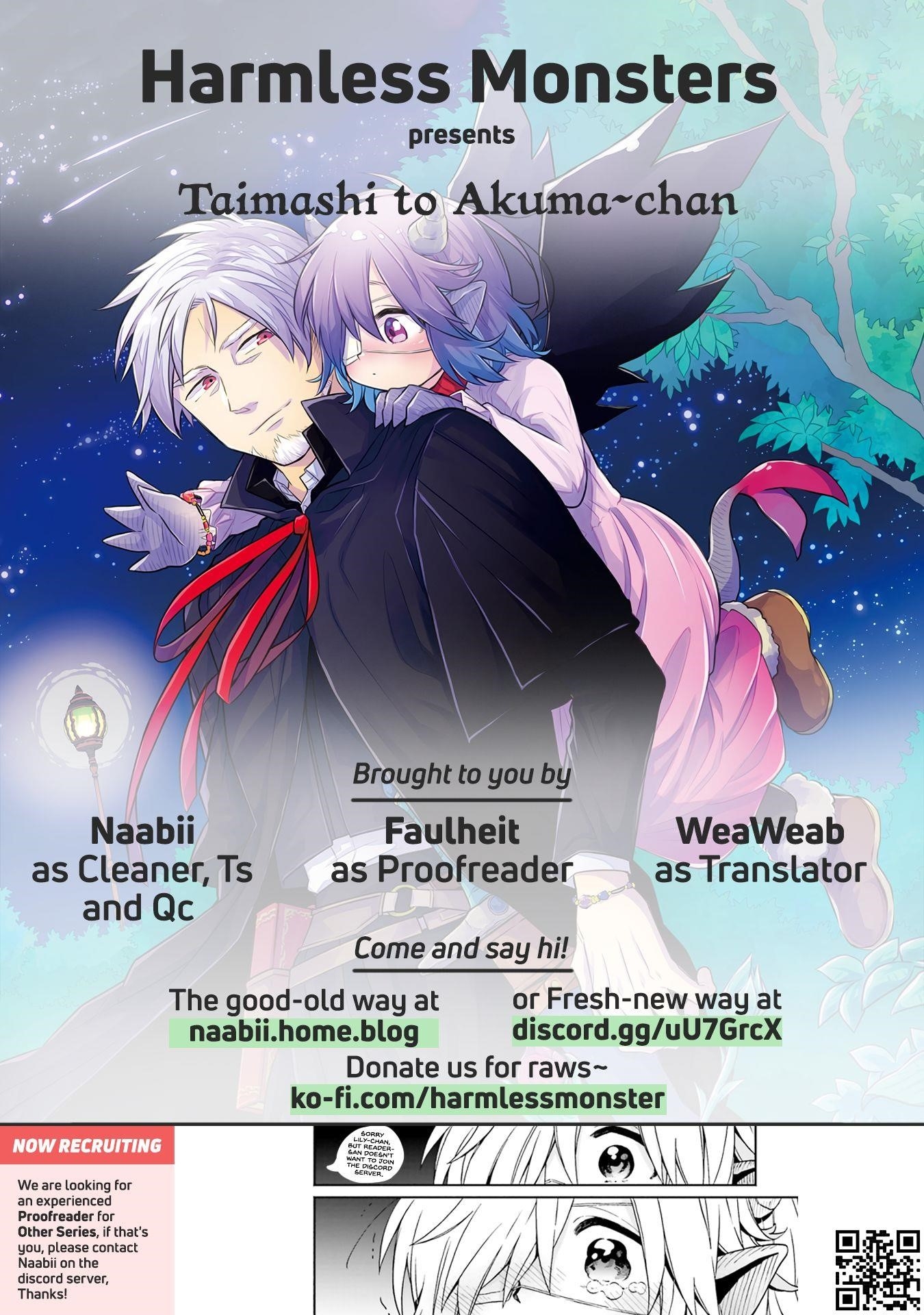 Taimashi to Akuma-chan Chapter 33 - Page 12 in English