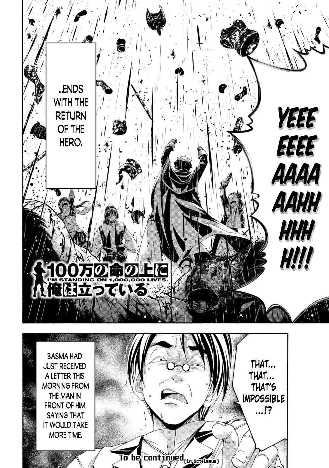 100 man no Inochi no Ue ni Ore wa Tatte Iru Chapter 63 - Page 36 in English
