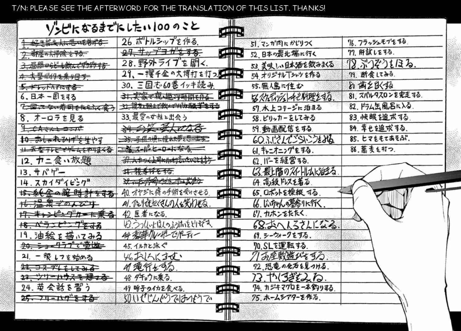Zombie 100 ~100 Things I Want To Do Before I Become A Zombie Chapter 22 - Page 25 in English