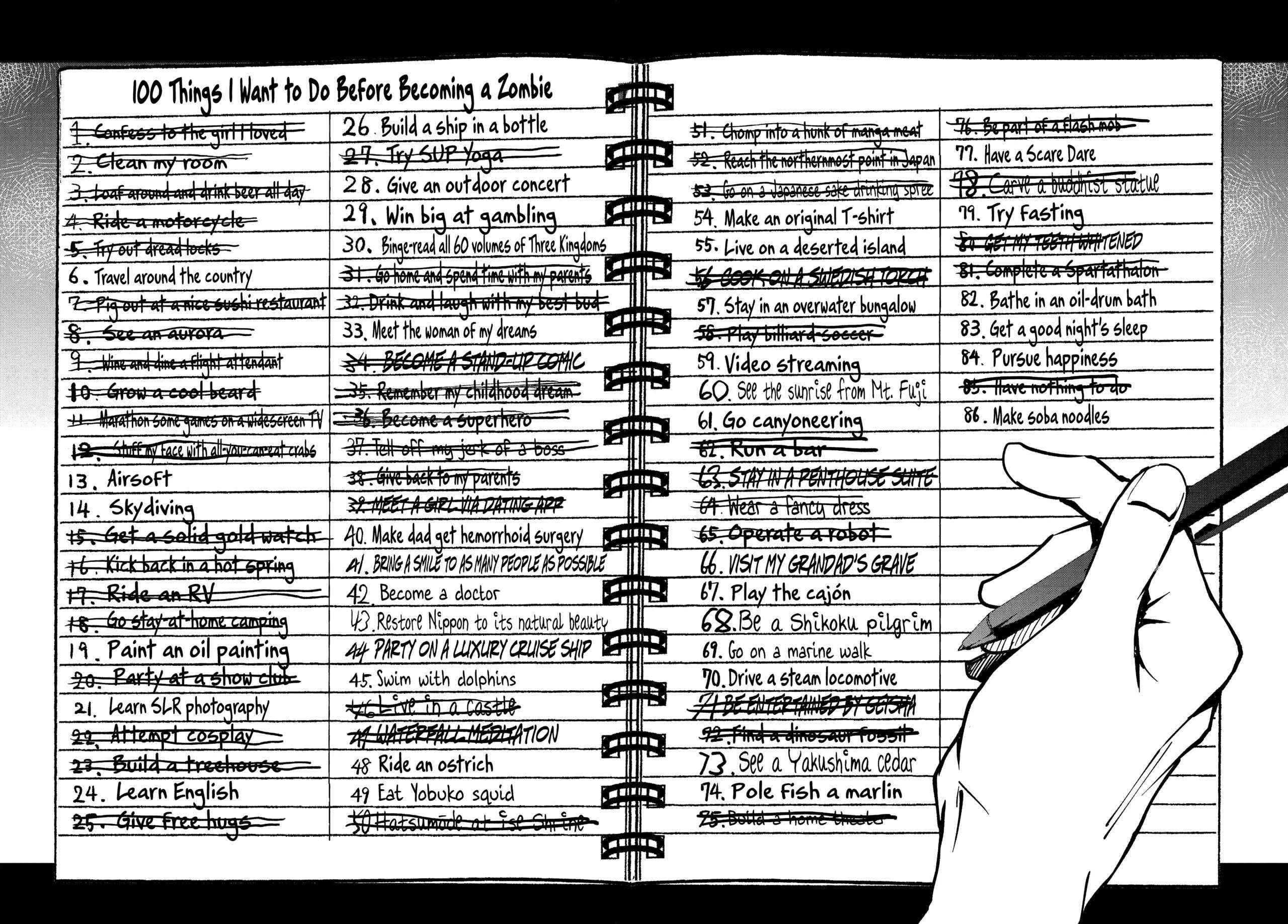 Zombie 100 ~100 Things I Want To Do Before I Become A Zombie Chapter 38 - Page 3 in English