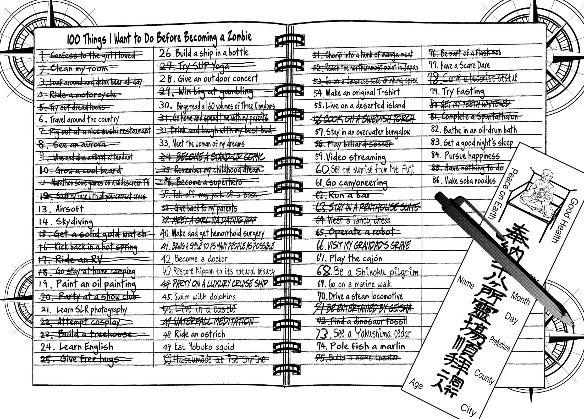Zombie 100 ~100 Things I Want To Do Before I Become A Zombie Chapter 39 - Page 3 in English