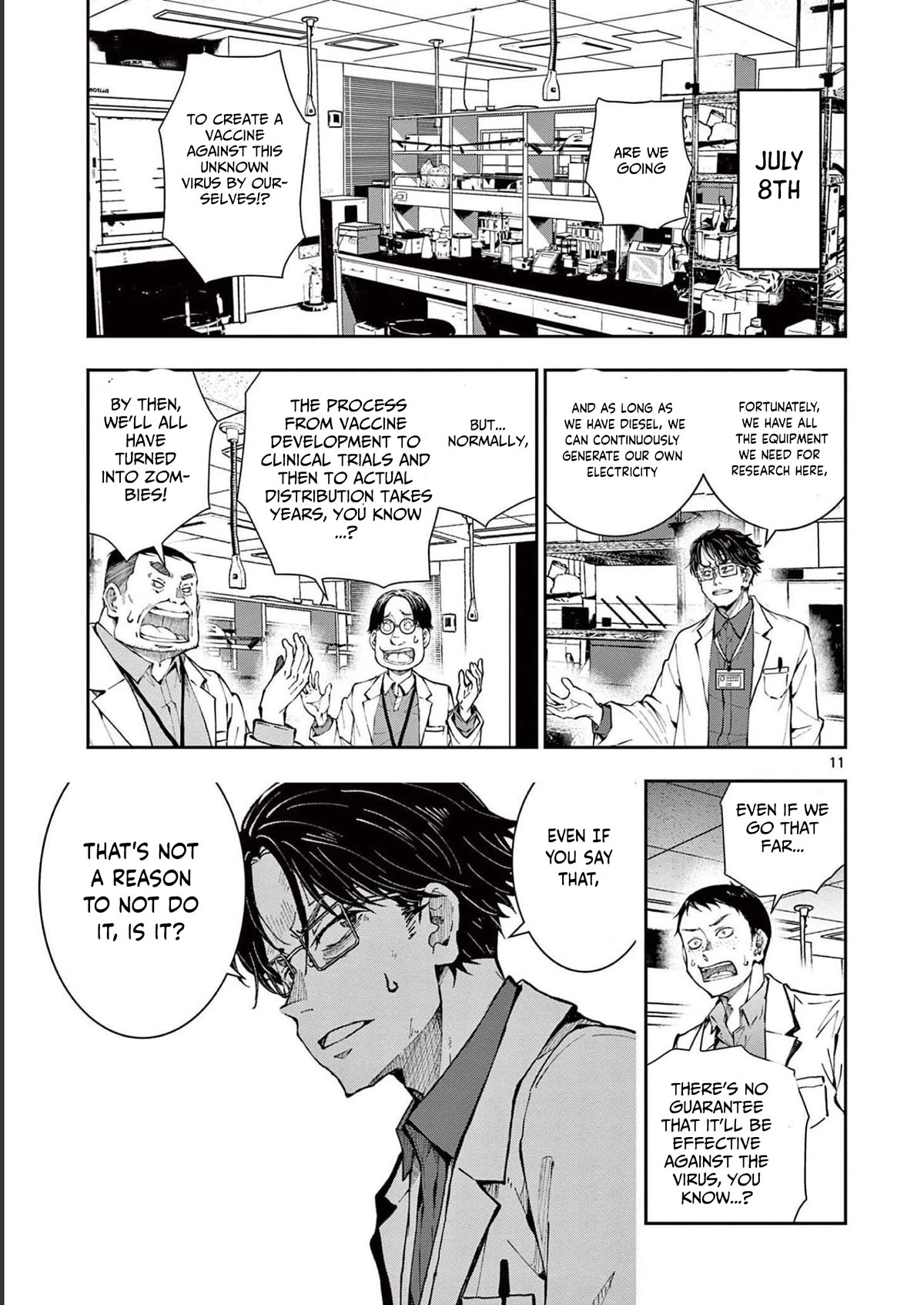 Zombie 100 ~100 Things I Want To Do Before I Become A Zombie Chapter 45 - Page 11 in English