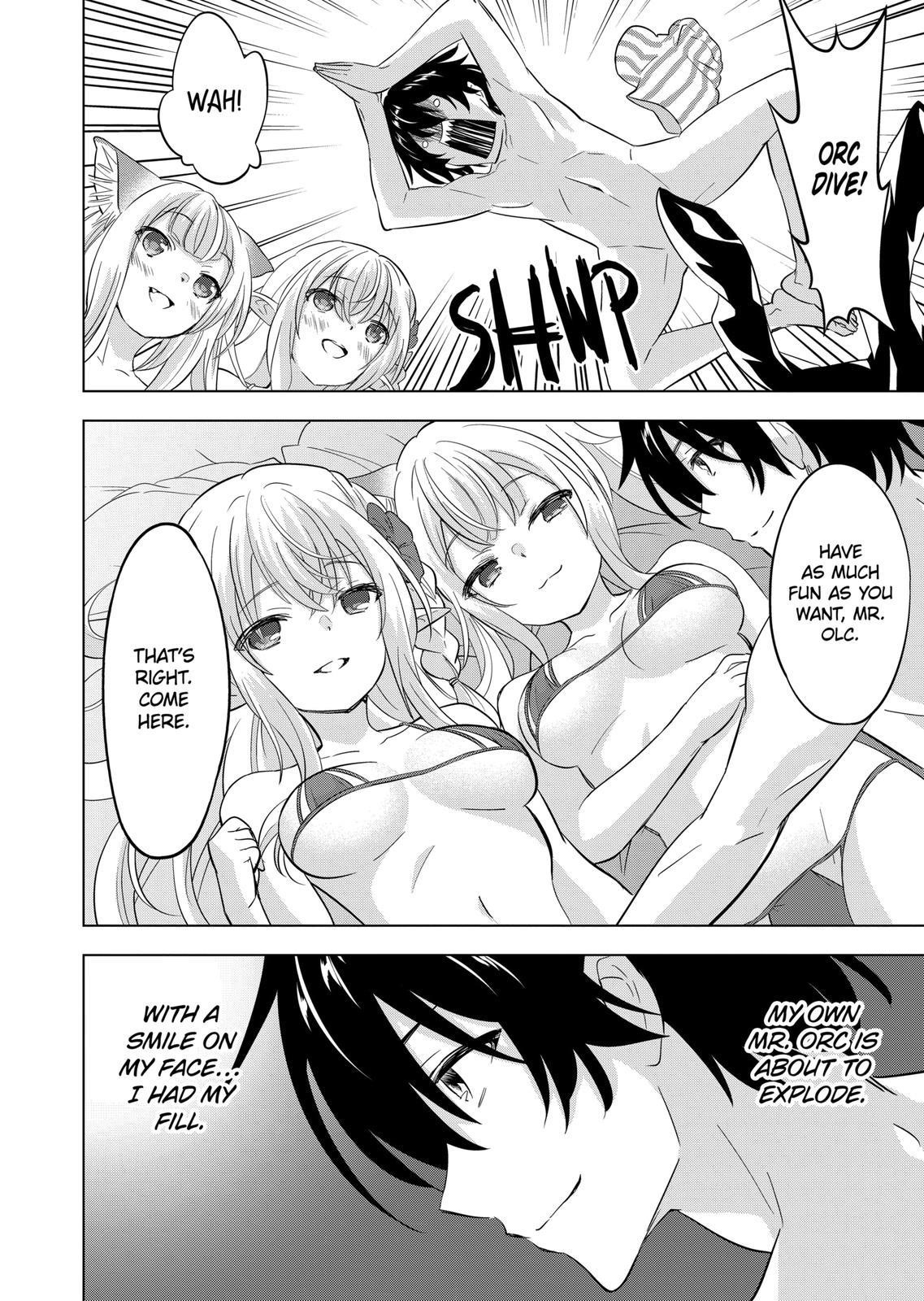 Shijou Saikyou Orc-San No Tanoshii Tanetsuke Harem Zukuri Chapter 104 - Page 12 in English