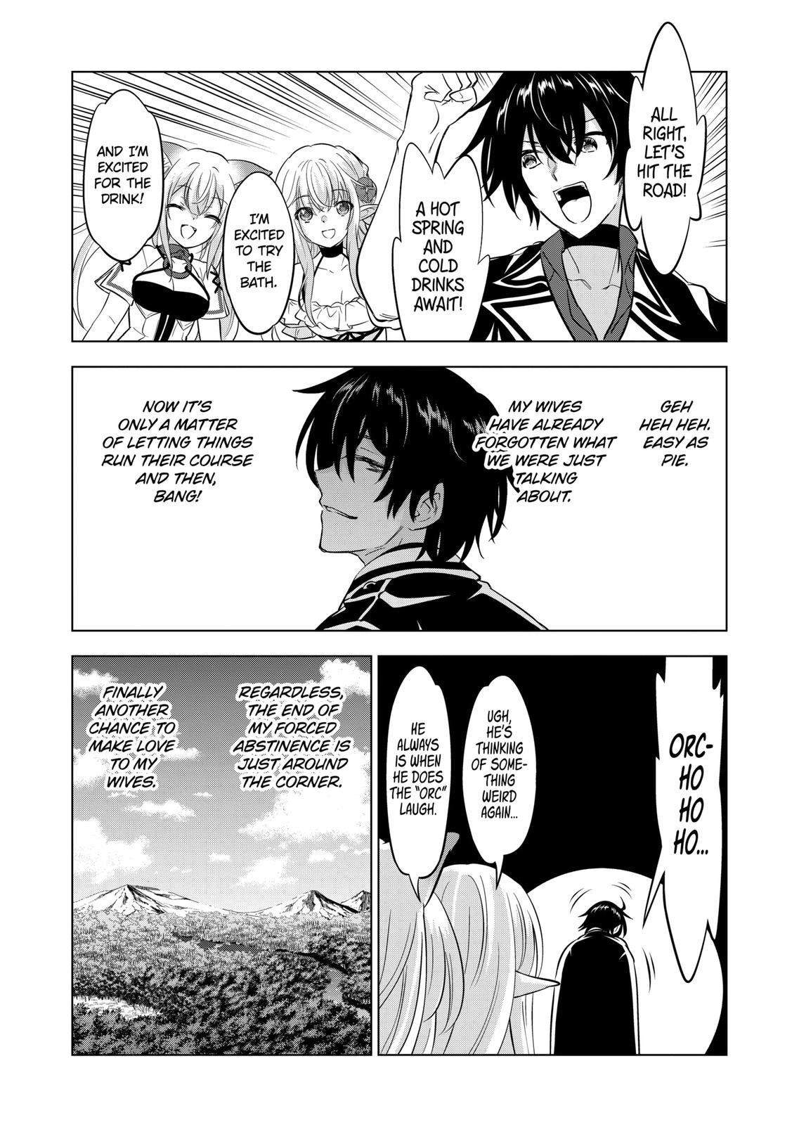 Shijou Saikyou Orc-San No Tanoshii Tanetsuke Harem Zukuri Chapter 106 - Page 13 in English