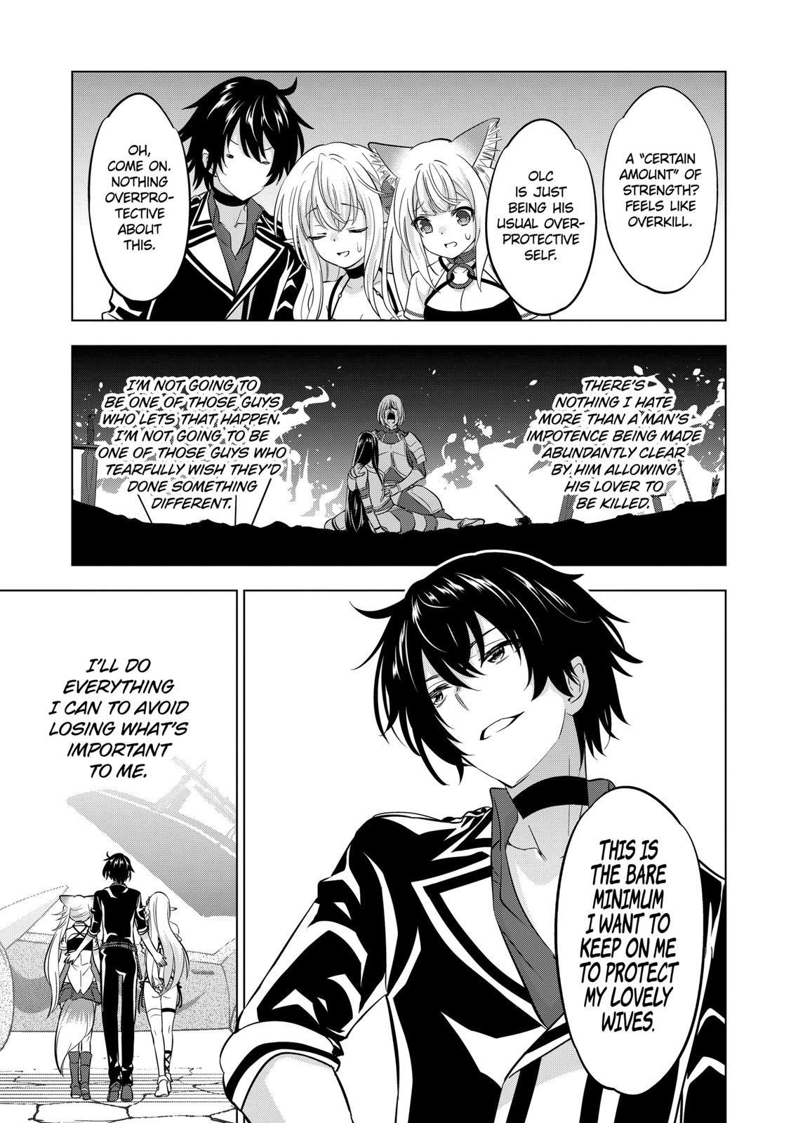 Shijou Saikyou Orc-San No Tanoshii Tanetsuke Harem Zukuri Chapter 109 - Page 13 in English
