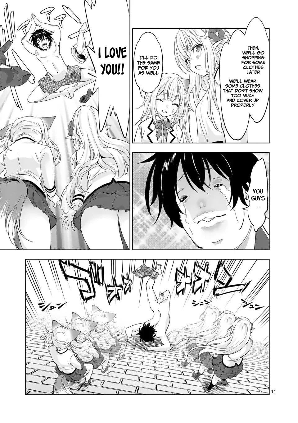 Shijou Saikyou Orc-San No Tanoshii Tanetsuke Harem Zukuri Chapter 113.1 - Page 11 in English