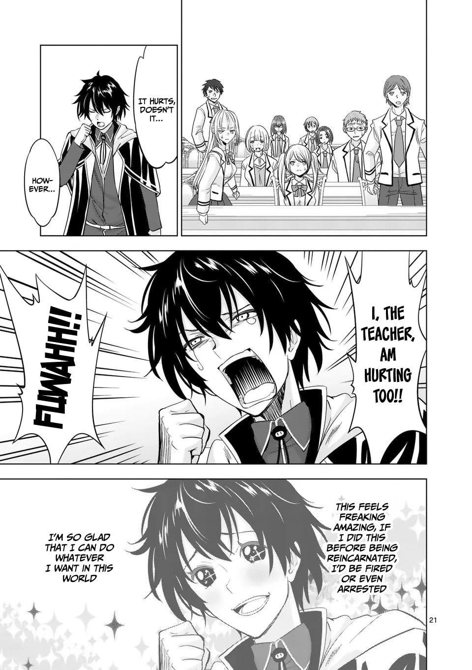 Shijou Saikyou Orc-San No Tanoshii Tanetsuke Harem Zukuri Chapter 113.1 - Page 21 in English